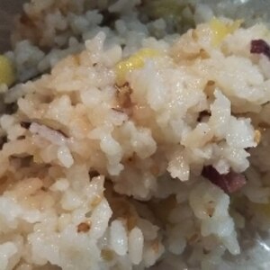 しっとり甘い♪我が家のさつまいもご飯